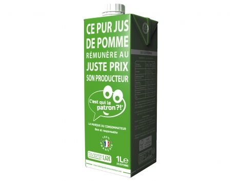 Pur jus de pomme C’est qui le patron