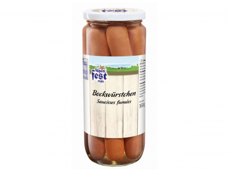8 saucisses fumées pur porc