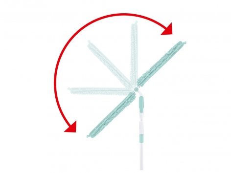 Plumeau à poussière télescopique