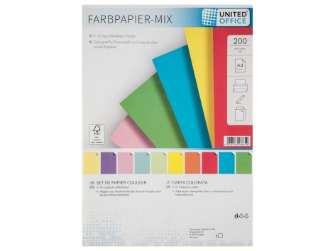 Set de papier de couleur