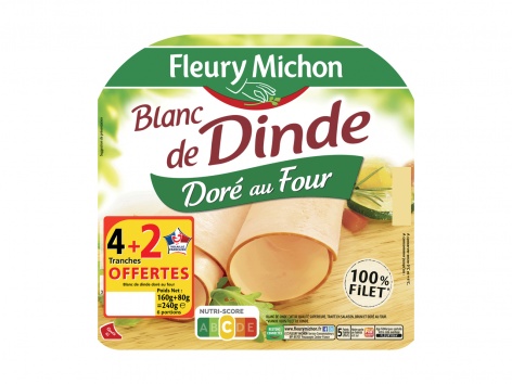 Fleury Michon blanc de dinde doré au four