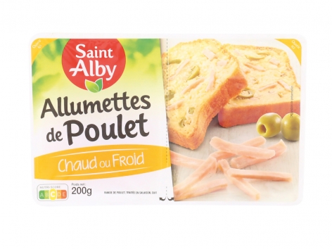 Allumettes de jambon ou de poulet