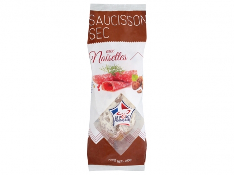 Saucisson aux noisettes