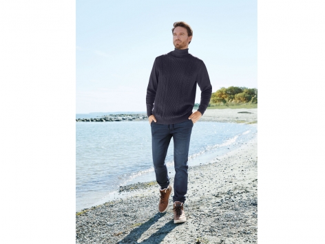 Pull à grosse maille