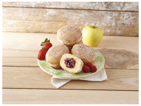 Beignet fourré aux fruits
