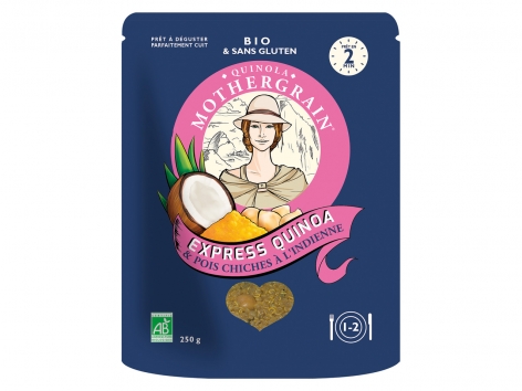 Express quinoa et pois chiches Bio à l’indienne