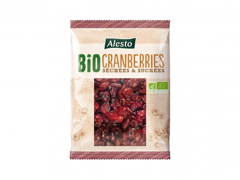 Mangue ou cranberries séchées Bio