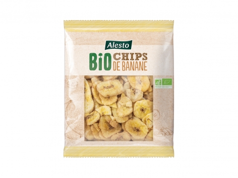 Chips de banane ou de noix de coco séchée Bio