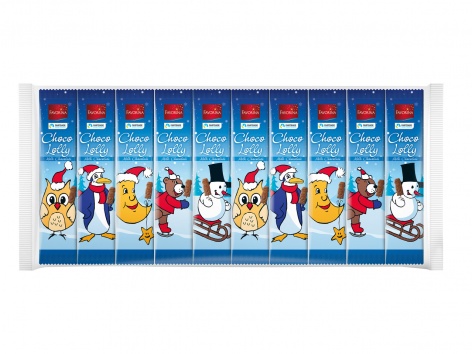 Sucettes au chocolat au lait