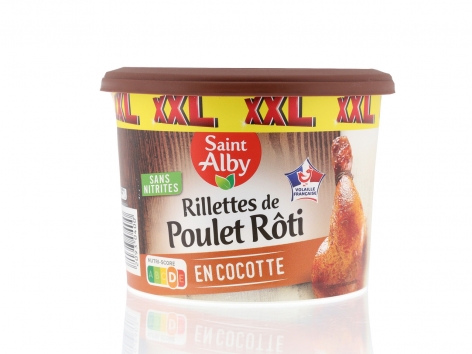 Rillettes de poulet rôti XXL