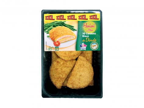 10 cordons bleus de dinde halal XXL