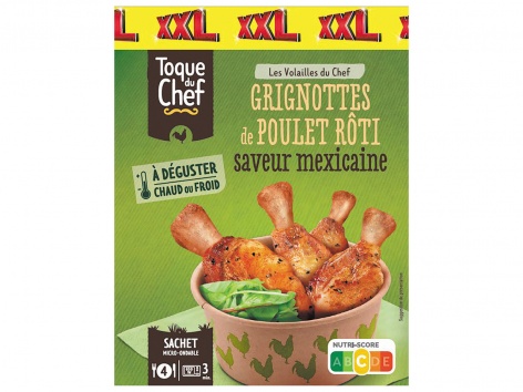 Grignottes de poulet rôti saveur mexicaine XXL