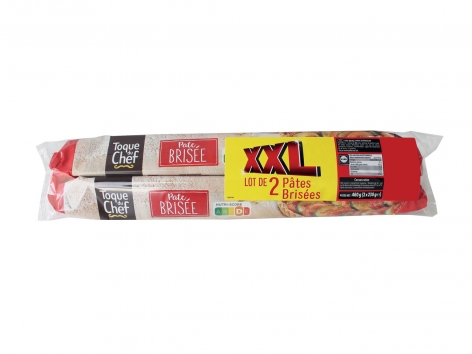 Lot de 2 pâtes feuilletées ou brisées XXL
