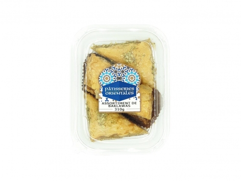 Assortiment baklawa cacahuète et amande