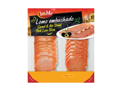 Longe de porc en tranches