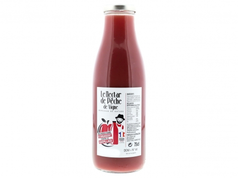 Nectar de pêche de vigne zéro gaspi
