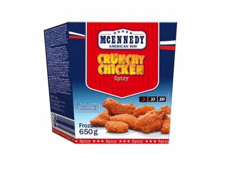 Morceaux de poulet croustillants