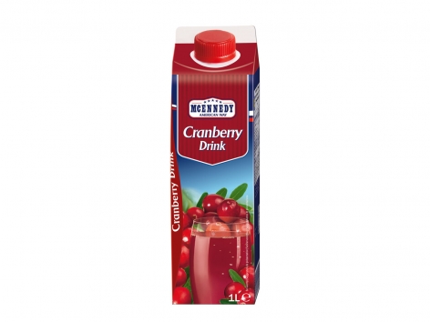 Boisson à base de jus de canneberge concentré