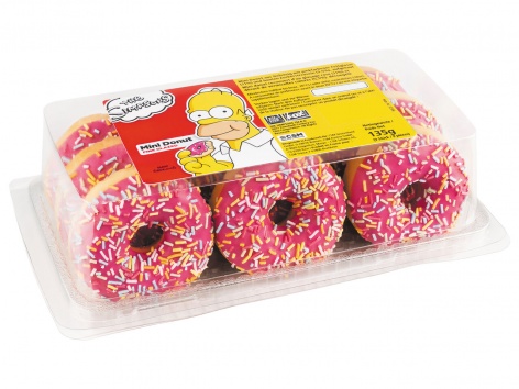 Mini Donuts The Simpsons glaçage rose