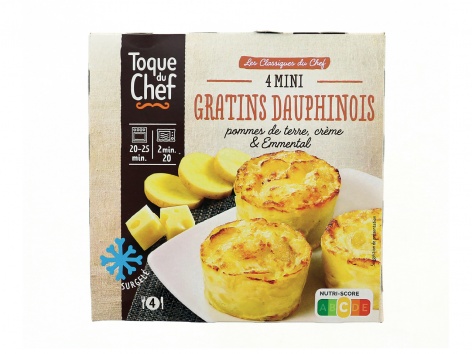 4 mini gratins