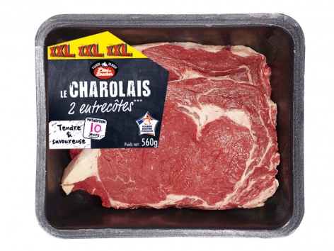 2 entrecôtes *** Charolaises XXL