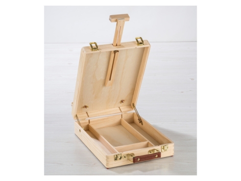 Mallette avec chevalet de table