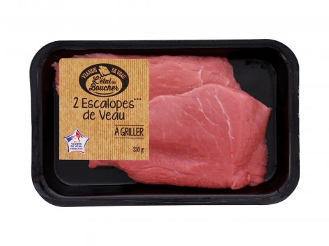 2 escalopes *** de veau