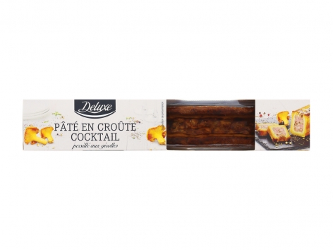 Pâté en croûte cocktail persillé aux girolles