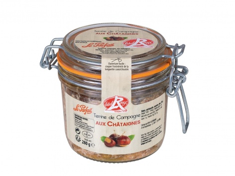 Terrine de campagne aux châtaignes Label Rouge