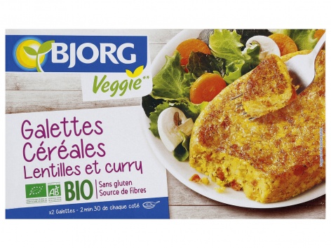 Bjorg duo galettes légumes Bio
