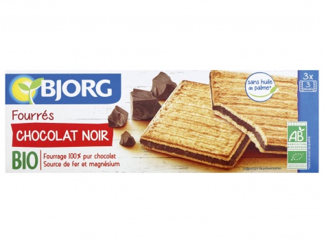 Bjorg fourrés au chocolat noir Bio