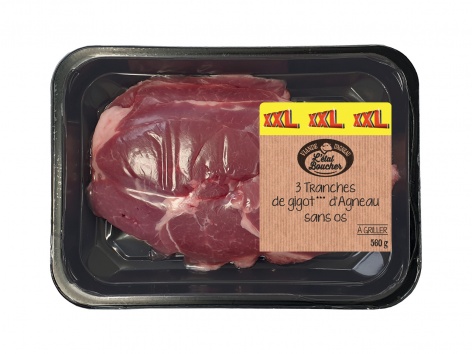 Tranches de gigot *** d’agneau sans os