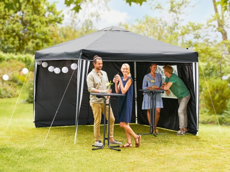 Tonnelle pliante en aluminium