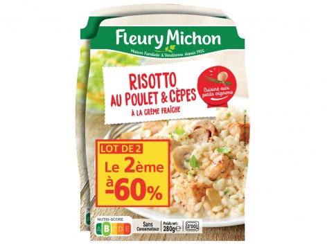 Fleury Michon Risotto au poulet & cèpes