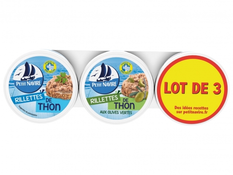 Petit navire rillettes de thon