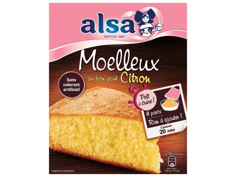 Alsa préparation liquide moelleux citron