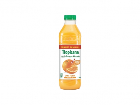 Tropicana jus d'orange sans pulpe
