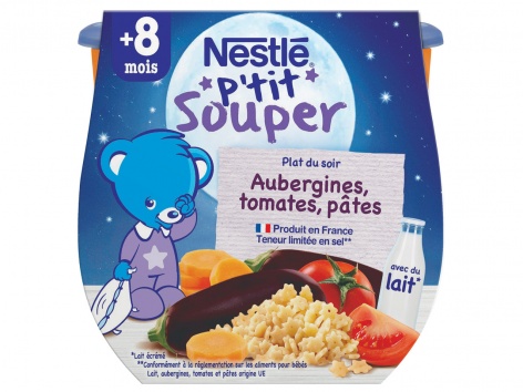 Nestlé P'tit souper Aubergines, tomates, pâtes