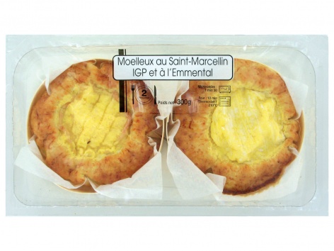 Moelleux au Saint Marcelin IGP et à l'Emmental