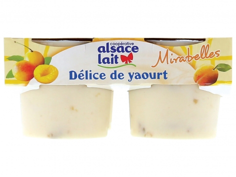 Délice de yaourt à la mirabelle