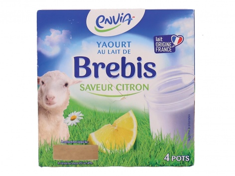 Yaourts au lait de brebis saveur citron