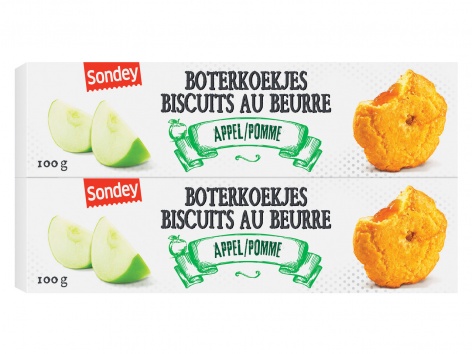 Sablés coeur de pomme