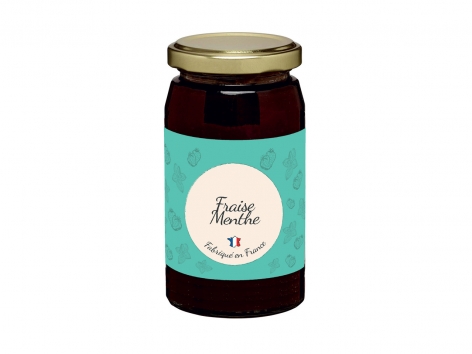 Confiture de fraise et menthe