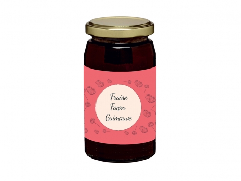 Confiture fraise guimauve