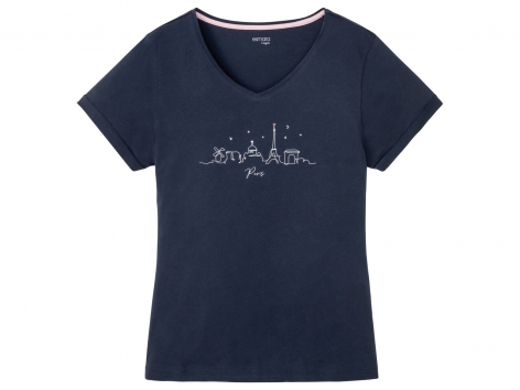 T-shirt de nuit femme en coton bio