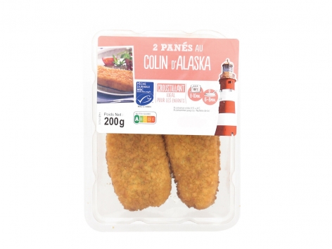 2 panés au colin d'Alaska MSC