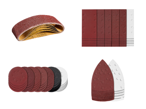 Set de papier abrasif