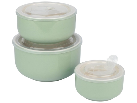 Set de récipients en porcelaine