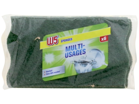 Eponges grattantes 2 épaisseurs