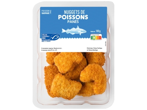Nuggets de poisson MSC panés